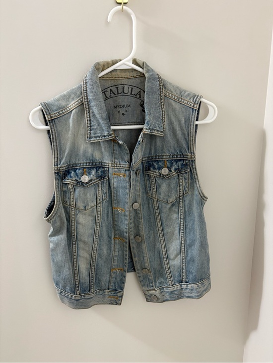 Talula Jackets & Blazers - Vintage Aritzia Light Wash Denim Vest